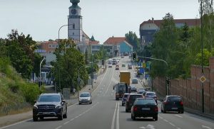 Silnice I/23 v Třebíči. Pramen: ŘSD