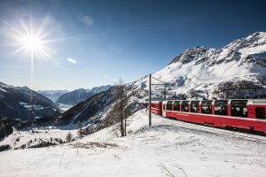 Bernina Express. Foto: Rhätische Bahn