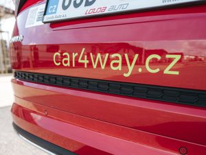 Sdílený vůz Škoda Kodiaq společnosti Car4Way. Pramen: Car4Way