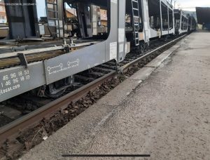 Vykolejení nákladního vlaku mezi Kolínem a Kutnou Horou u Hlízova. Foto: Správa železnic