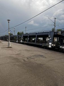 Vykolejení nákladního vlaku u Kutné Hory. Foto: čtenář Zdopravy.cz