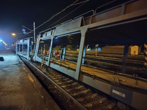 Vykolejení nákladního vlaku mezi Kolínem a Kutnou Horou. Foto: Drážní inspekce