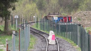 Zatarasená část Čiernohronská železnice. Foto: ČHŽ