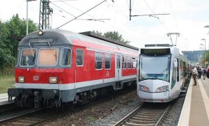 Kassel a okolí, vlakotramvaj nahradila provoz původních regionálních vlaků. Pramen: prezentace IDSK