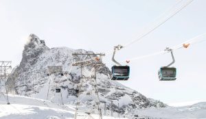 Nová lanovka Matterhorn Glacier Ride II. Foto: Matterhorn Bahnen