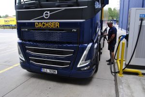 Dachser nasadí v Česku nové vozidlo Volvo FH Electric. Foto: Dachser ČR