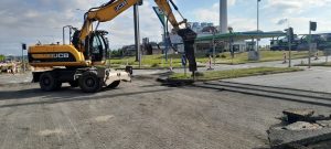 Rekonstrukce pražské Průmyslové ulice. Foto: TSK