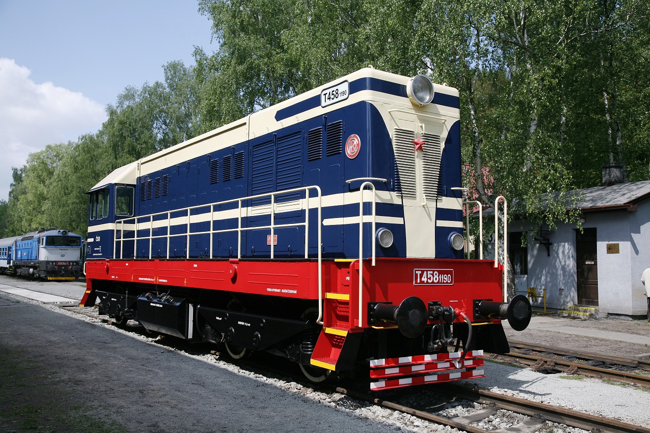 Lokomotiva T458.1 Hektor. Pramen: ČD