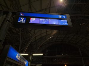 Zpožděný vlak IC 571 do Brna. Foto: Aleš Petrovský