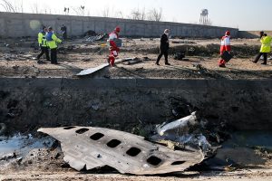 Trosky sestřeleného ukrajinského letadla v Teheránu. By Fars Media Corporation, CC BY 4.0, https://commons.wikimedia.org/w/index.php?curid=85721659