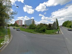 Křížení ulic Opavská a Studentská v Ostravě-Porubě. Zdroj: Google Street View