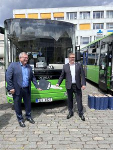 Nové autobusy Otokar Vectio LE pro Dopravní společnost  Ústeckého kraje. Foto: Ústecký kraj