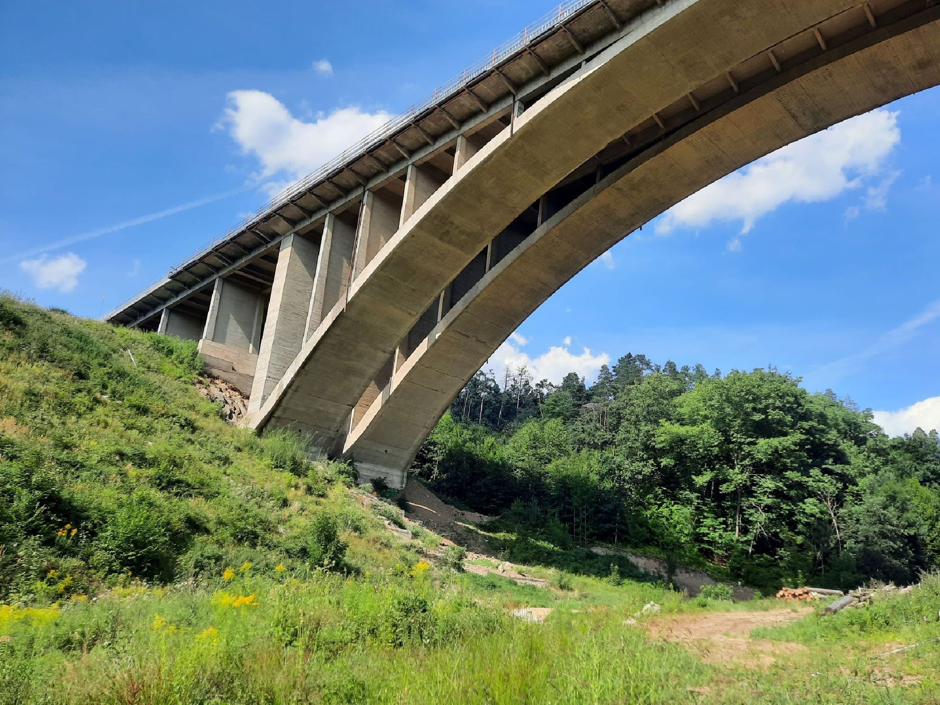 Dálniční most Šmejkalka. Foto: ŘSD