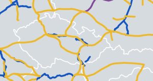 Návrh vedení vysokorychlostních tratí v Česku a okolí podle studie DB. Foto: Deutsche Bahn