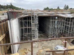 Stavba tunelu Pohůrka na D3 (srpen 2023). Pohled na severní část. Autor: Zdopravy.cz/Jan Šindelář