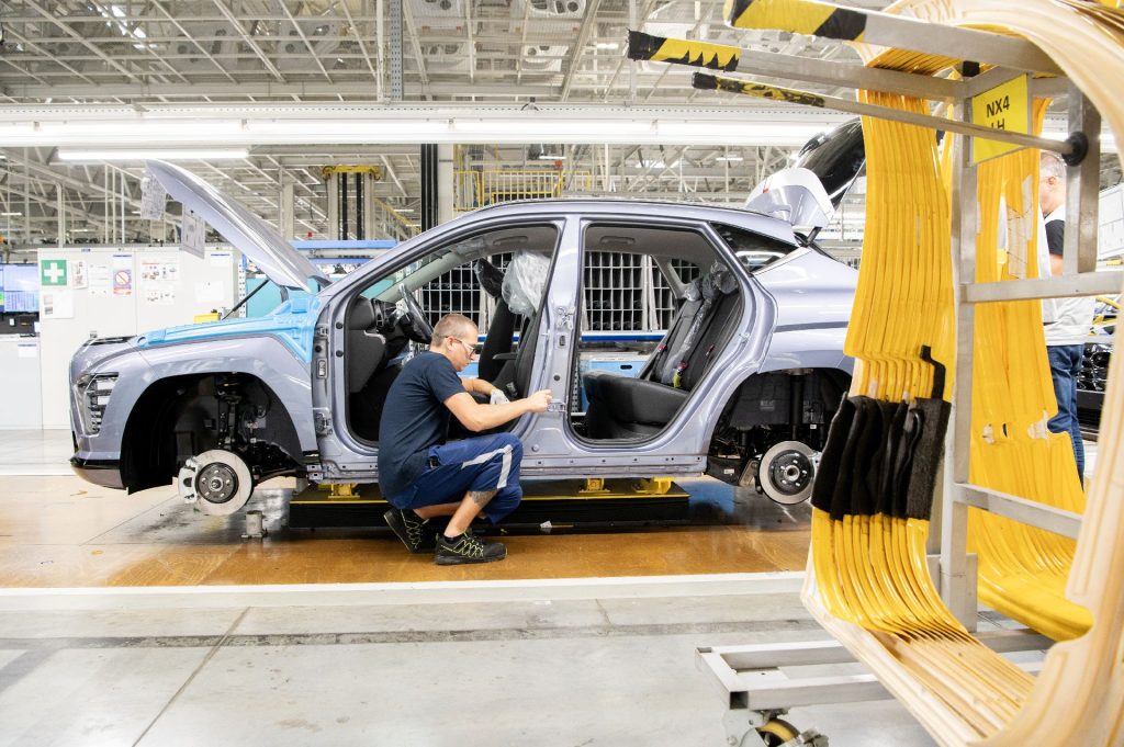 Výroba nové generace Hyundai Kona Electric. Foto: Hyundai Motor Manufacturing Czech