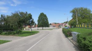 Křižovatka ve městě Morkovice-Slížkovice. Foto: Ředitelství silnic Zlínského kraje