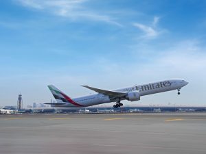 Boeing 777-300ER v Dubaji. Foto: Emirates