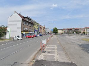 Ulice Frýdecká v Českém Těšíně. Zdroj: Google Street View