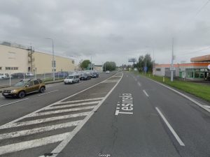 Těšínská ulice v Opavě. Zdroj: Google Street View
