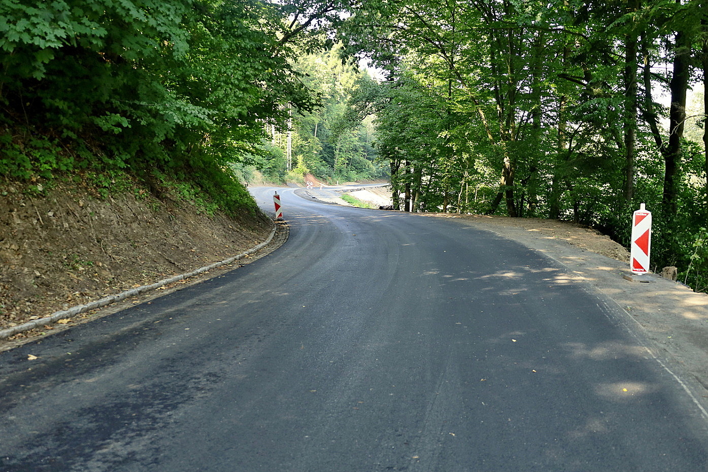 Opravená silnice II/315. Foto: Pardubický kraj