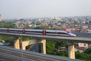 První jihoasijská vysokorychlostní trať z Jakarty do Bandungu. Foto: CRRC