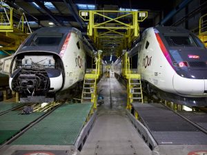 Modernizace jednotek TGV. Foto: Maxime Huriez / SNCF