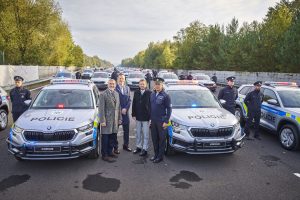 Nové vozy Škoda Kodiaq pro Policii České republiky. Foto: Škoda Auto