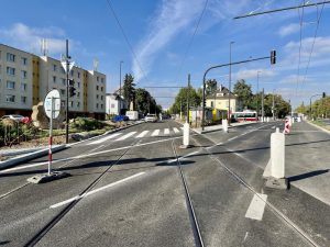 Nová tramvajová trať na Dědinu. Foto: DPP