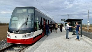 Zahájení tramvajového provozu do Slivence. Foto: Daniel Šabík / DPP