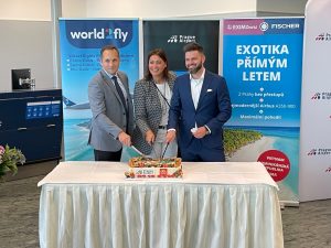 Aerolinky World2Fly zahájily charterové lety z Prahy a Bratislavy do Exotiky Airbusem A350-900. Foto: Zdopravy.cz / Vojtěch Očadlý