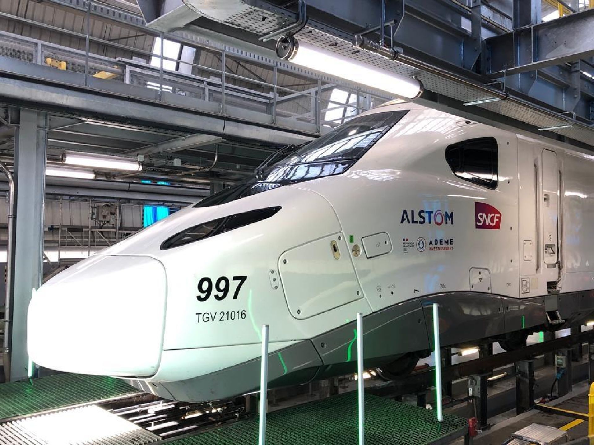 Druhá jednotka TGV M pro testování. Foto: Alstom