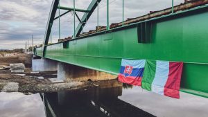 Nový most přes řeku Moravu mezi Lanžhotem a Kúty. Foto: ZSSK