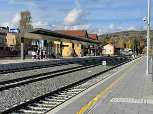 Železniční stanice Semily po rekonstrukci. Foto: Jan Sůra / Zdopravy.cz