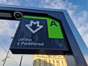 Stanice metra Jiřího z Poděbrad. Foto: Zdopravy.cz, Jan Nevyhoštěný