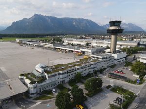 Letiště Salcburk. Zdroj: Salzburg Airport - Flughafen Salzburg