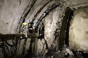 Ražby tunelů metra D. Foto: DPP