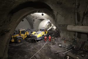 Ražby tunelů metra D. Foto: DPP