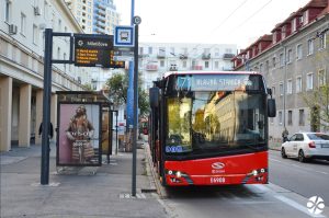 První jízdy nového bratislavského megatrolejbusu s cestujícími.
Zdroj: DPB