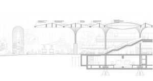 Vítězná studie soutěže na novou halu pražského hlavního nádraží. Zdroj: Henning Larsen Architects