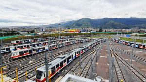 Souprava metra v ekvádorské metropoli Quito. Foto: Metro Quito