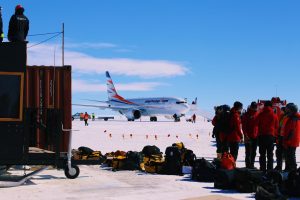 Smartwings přistály po osmé na Antarktidě.
Foto: Smartwings