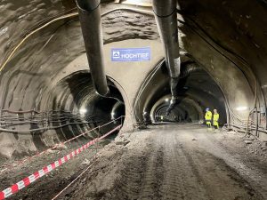 Tunely mezi stanicemi Pankrác a Olbrachtova.
Foto: Zdopravy.cz / Vojtěch Očadlý