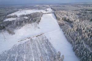 Lotyšské území, kudy povede nová vysokorychlostní trať. Foto: Rail Baltica