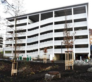 Budova nového parkovacího domu u krajského úřadu v Liberci. Foto: Liberecký kraj
