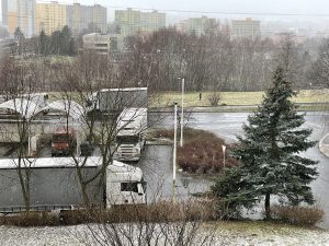 Parkování kamionů na sídlišti. Ilustrační foto: Jan Sůra / Zdopravy.cz
