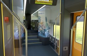Podoba nové jednotky PESA pro RegioJet na linku R9. Foto: PESA