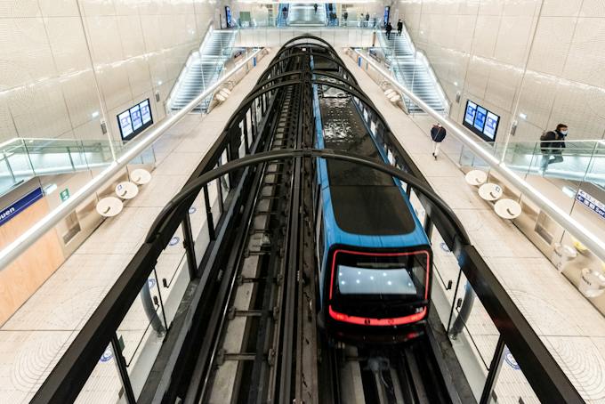 Automatické metro na lince 4 pařížského metra. Foto: Île-de-France Mobilités