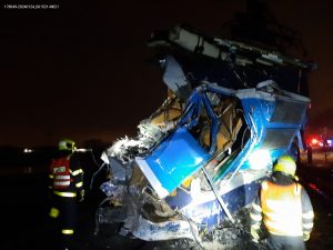 Nehoda na železničním přejezdu u Dolní Lutyně. Foto: České dráhy
