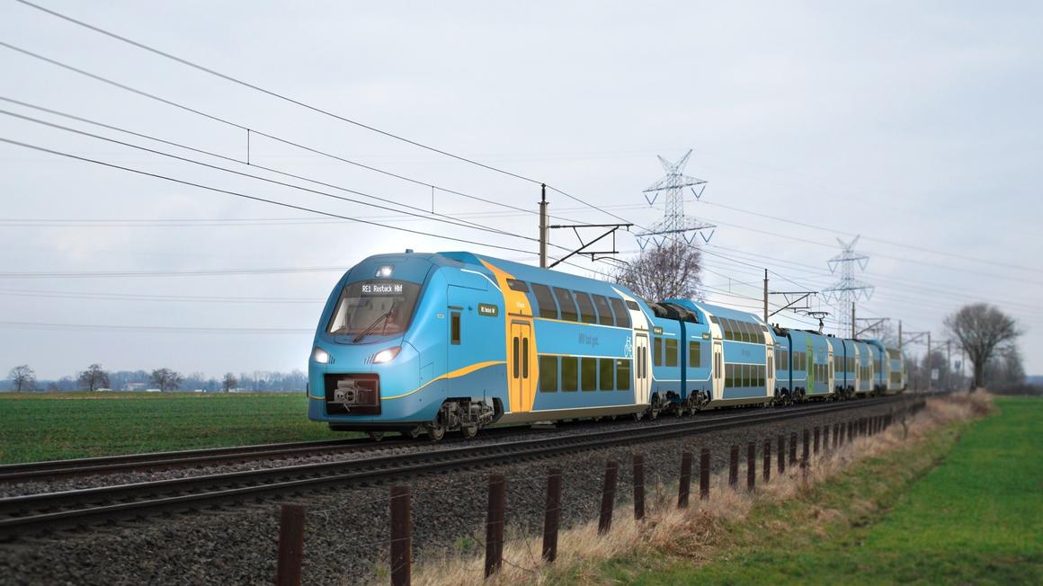 Alstom Coradia Max pro DB Regio a provoz linky mezi Hamburkem a Rostockem. Foto: Alstom